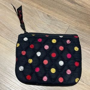 Vera Bradley polka dot coin purse